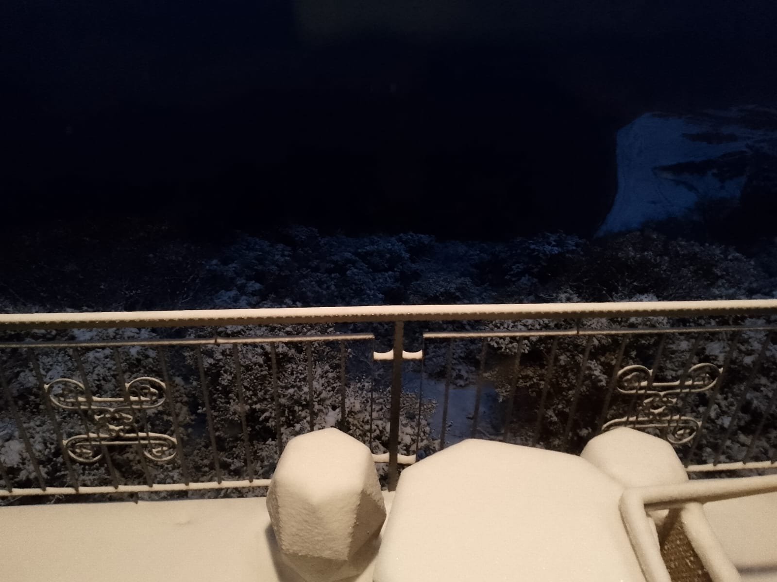 Winter terrace